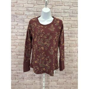 North River Outfitters Shirt, Maroon/brown multi, Large, Used - Good